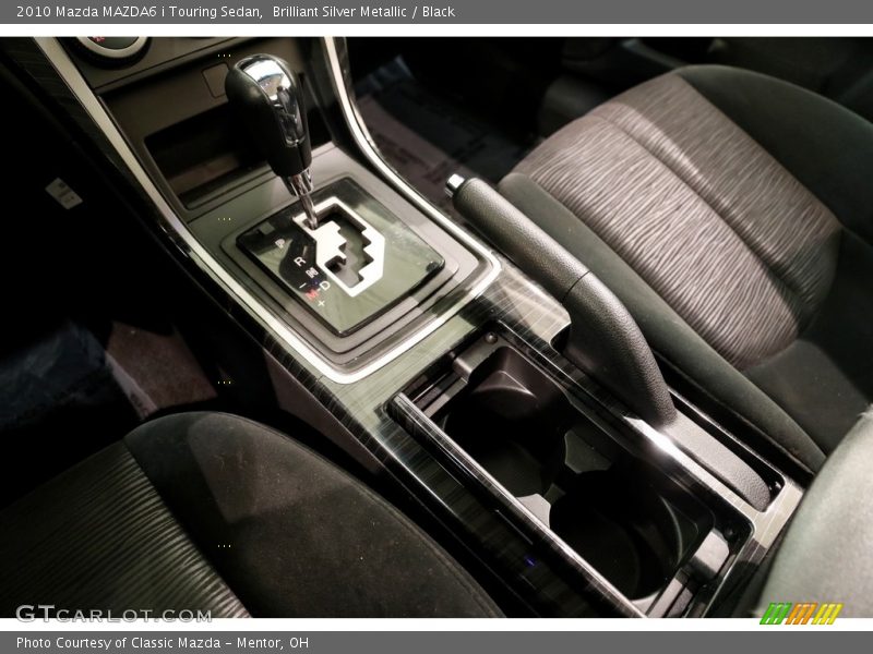 Brilliant Silver Metallic / Black 2010 Mazda MAZDA6 i Touring Sedan