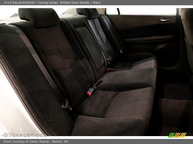 Brilliant Silver Metallic / Black 2010 Mazda MAZDA6 i Touring Sedan