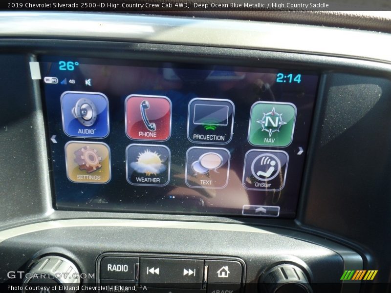 Deep Ocean Blue Metallic / High Country Saddle 2019 Chevrolet Silverado 2500HD High Country Crew Cab 4WD