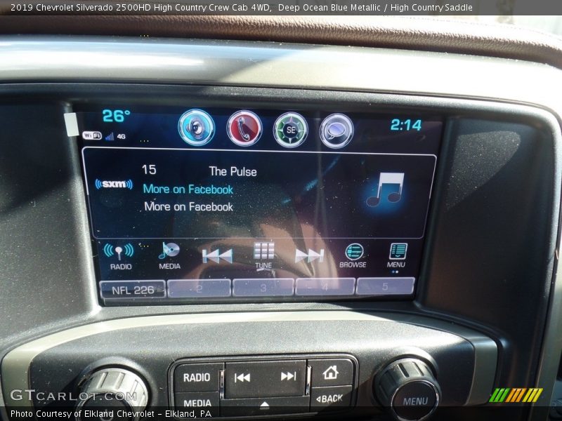 Deep Ocean Blue Metallic / High Country Saddle 2019 Chevrolet Silverado 2500HD High Country Crew Cab 4WD