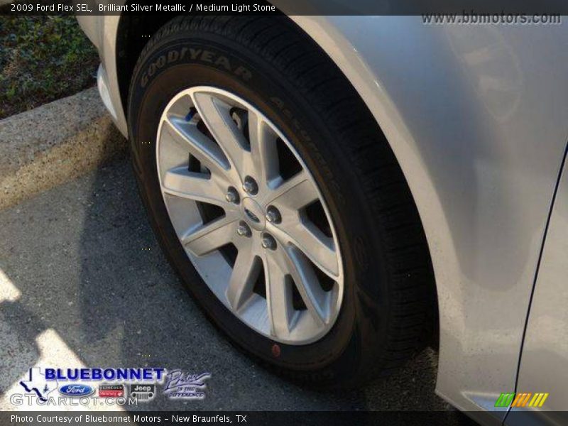 Brilliant Silver Metallic / Medium Light Stone 2009 Ford Flex SEL