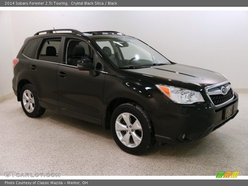 Crystal Black Silica / Black 2014 Subaru Forester 2.5i Touring