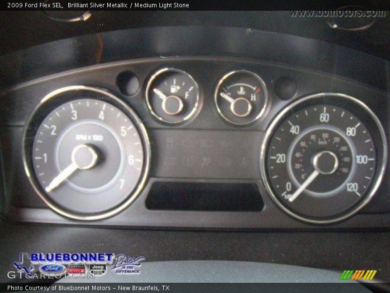 Brilliant Silver Metallic / Medium Light Stone 2009 Ford Flex SEL