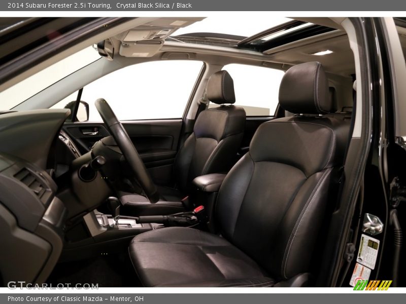 Crystal Black Silica / Black 2014 Subaru Forester 2.5i Touring