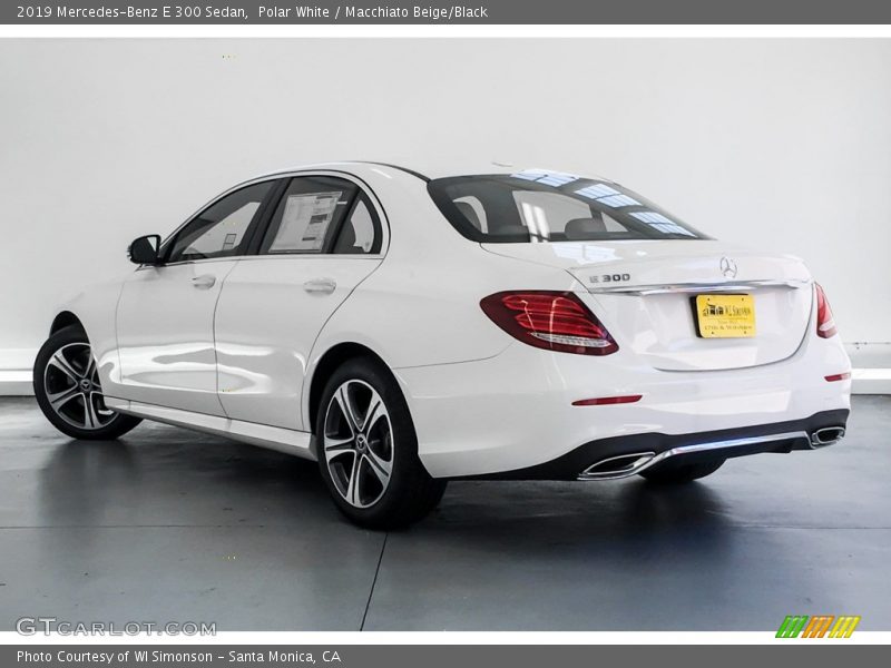 Polar White / Macchiato Beige/Black 2019 Mercedes-Benz E 300 Sedan