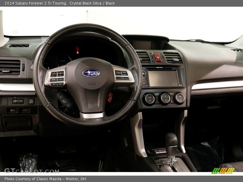 Crystal Black Silica / Black 2014 Subaru Forester 2.5i Touring