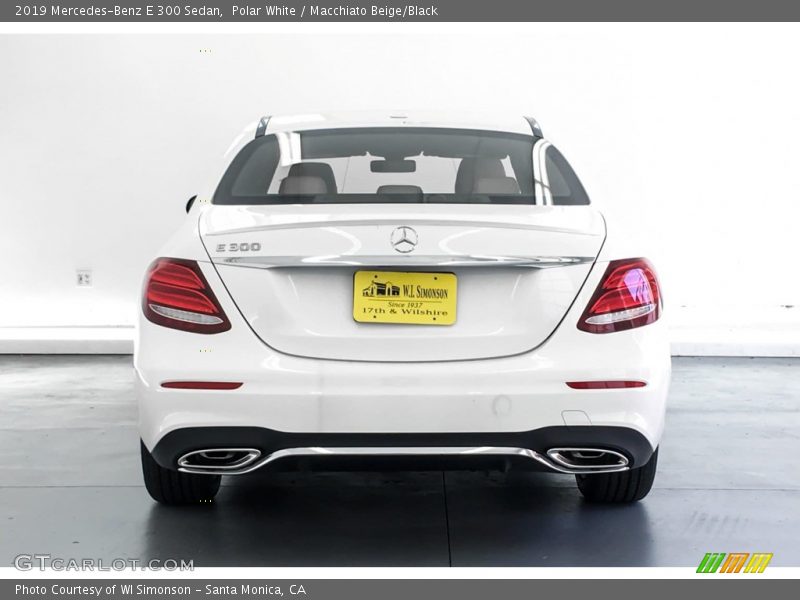 Polar White / Macchiato Beige/Black 2019 Mercedes-Benz E 300 Sedan