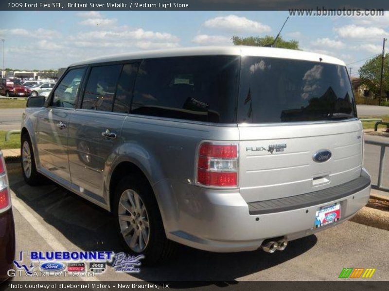 Brilliant Silver Metallic / Medium Light Stone 2009 Ford Flex SEL