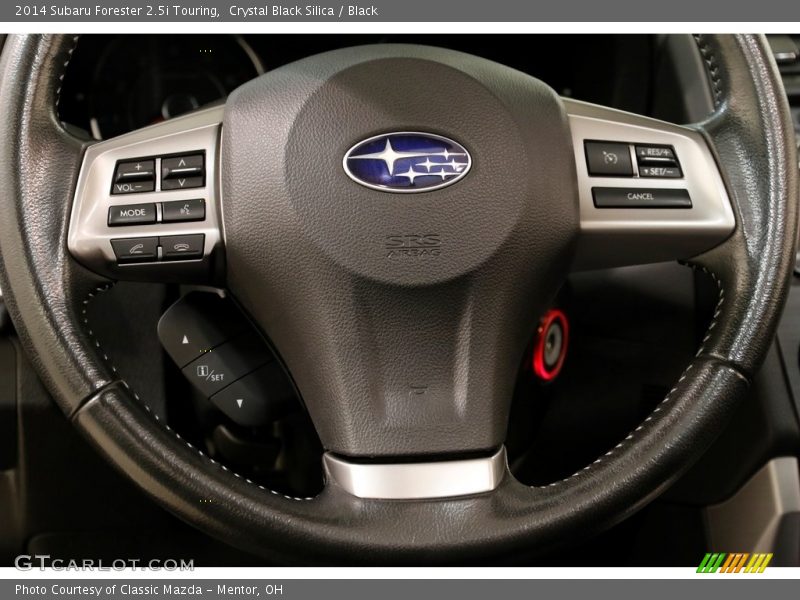 Crystal Black Silica / Black 2014 Subaru Forester 2.5i Touring