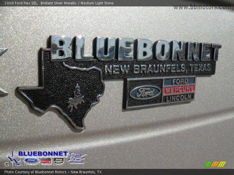 Brilliant Silver Metallic / Medium Light Stone 2009 Ford Flex SEL