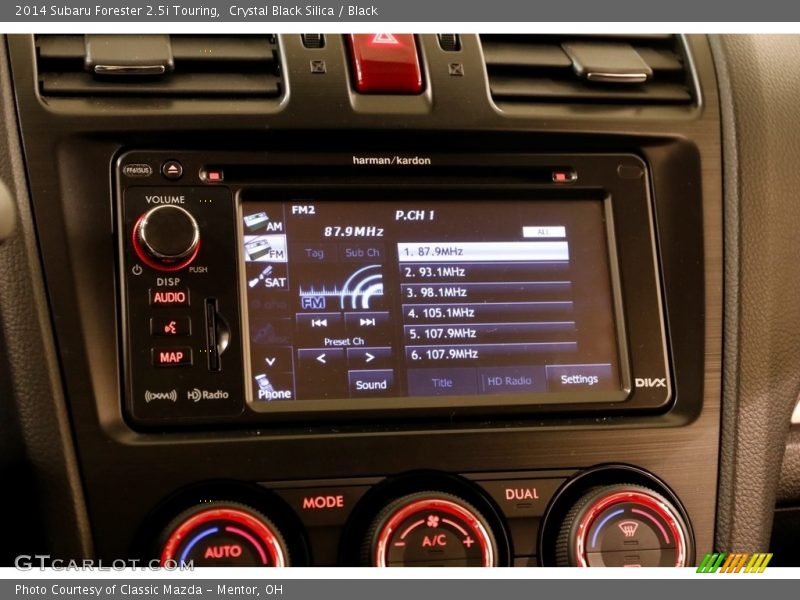 Crystal Black Silica / Black 2014 Subaru Forester 2.5i Touring