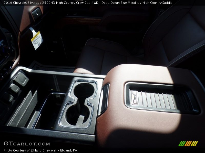 Deep Ocean Blue Metallic / High Country Saddle 2019 Chevrolet Silverado 2500HD High Country Crew Cab 4WD