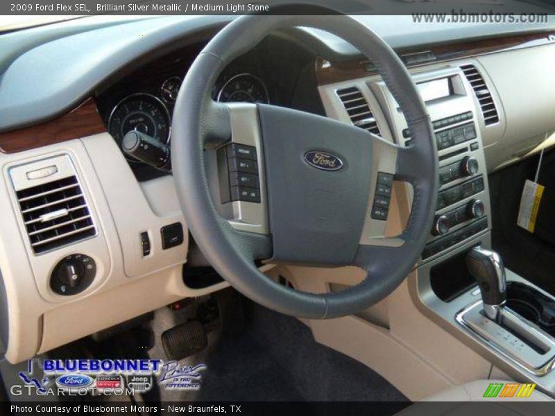 Brilliant Silver Metallic / Medium Light Stone 2009 Ford Flex SEL