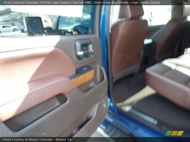 Deep Ocean Blue Metallic / High Country Saddle 2019 Chevrolet Silverado 2500HD High Country Crew Cab 4WD