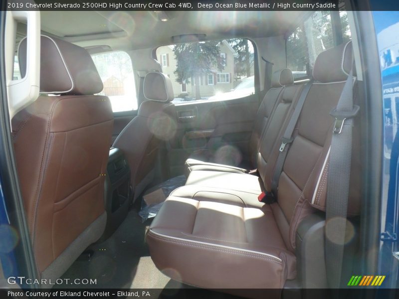 Deep Ocean Blue Metallic / High Country Saddle 2019 Chevrolet Silverado 2500HD High Country Crew Cab 4WD