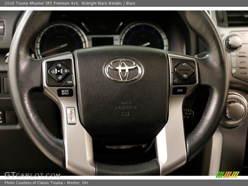 Midnight Black Metallic / Black 2016 Toyota 4Runner SR5 Premium 4x4