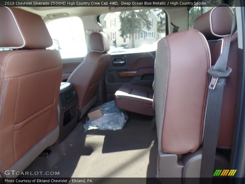 Deep Ocean Blue Metallic / High Country Saddle 2019 Chevrolet Silverado 2500HD High Country Crew Cab 4WD