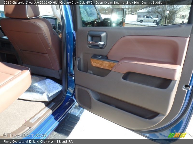 Deep Ocean Blue Metallic / High Country Saddle 2019 Chevrolet Silverado 2500HD High Country Crew Cab 4WD