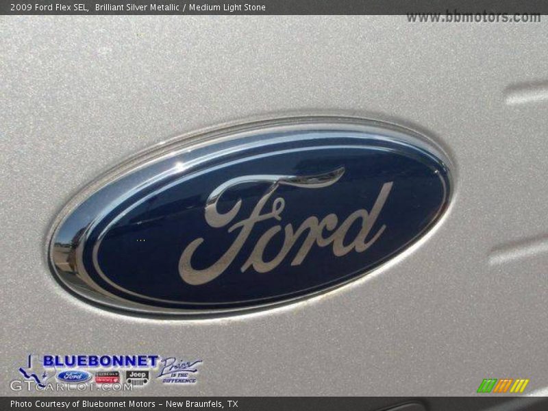 Brilliant Silver Metallic / Medium Light Stone 2009 Ford Flex SEL