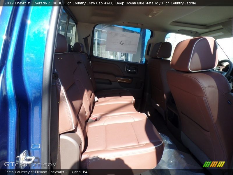 Deep Ocean Blue Metallic / High Country Saddle 2019 Chevrolet Silverado 2500HD High Country Crew Cab 4WD