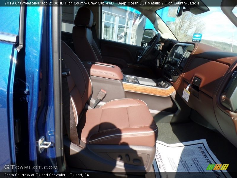 Deep Ocean Blue Metallic / High Country Saddle 2019 Chevrolet Silverado 2500HD High Country Crew Cab 4WD