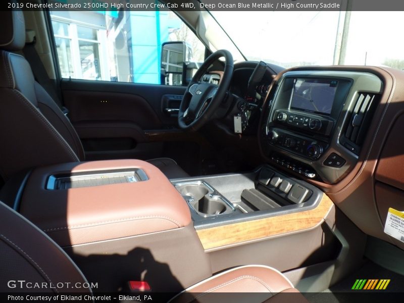 Deep Ocean Blue Metallic / High Country Saddle 2019 Chevrolet Silverado 2500HD High Country Crew Cab 4WD