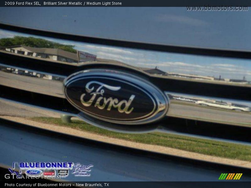 Brilliant Silver Metallic / Medium Light Stone 2009 Ford Flex SEL