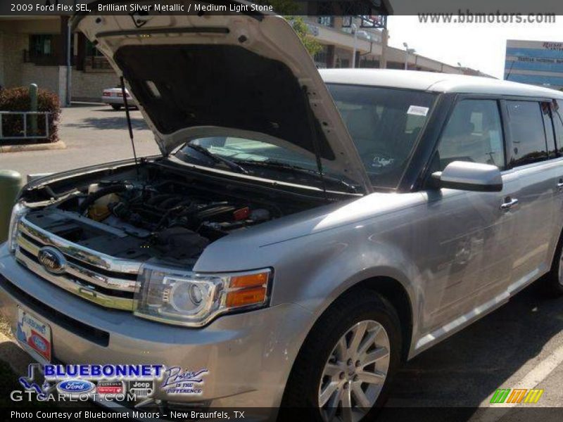 Brilliant Silver Metallic / Medium Light Stone 2009 Ford Flex SEL