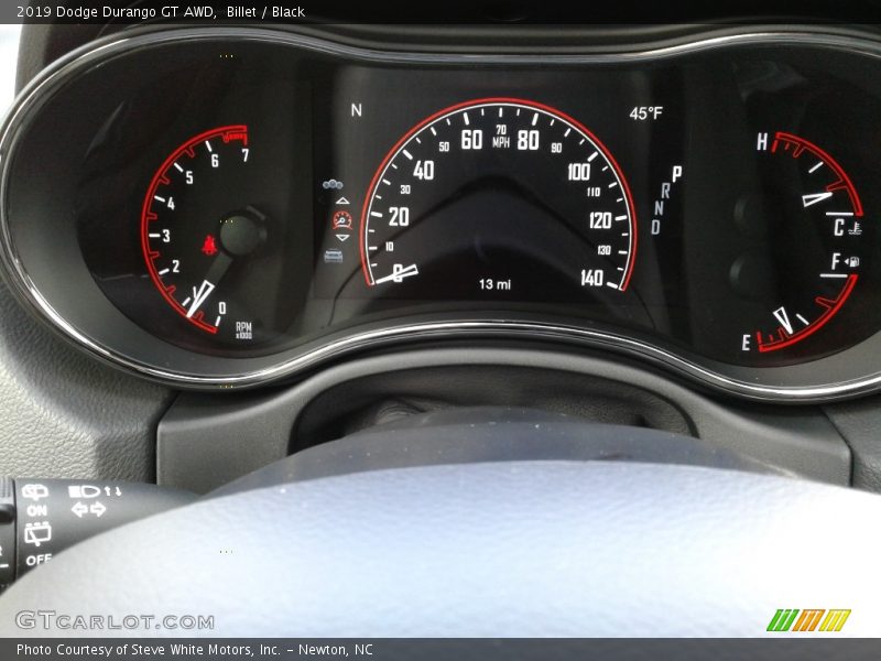 Billet / Black 2019 Dodge Durango GT AWD