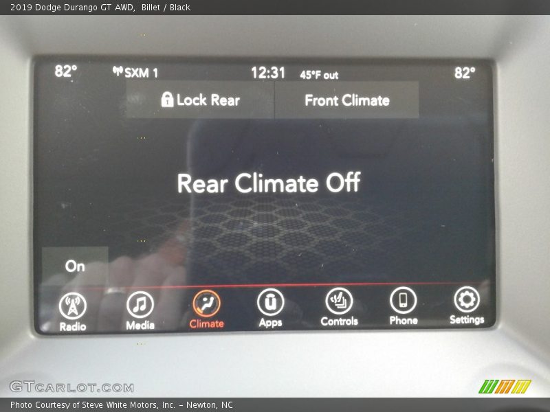 Billet / Black 2019 Dodge Durango GT AWD