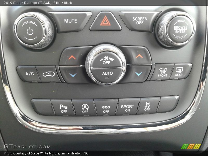 Billet / Black 2019 Dodge Durango GT AWD