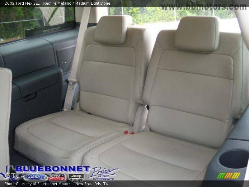 Redfire Metallic / Medium Light Stone 2009 Ford Flex SEL