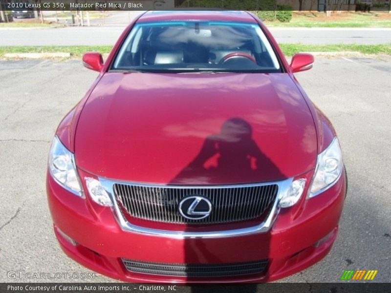 Matador Red Mica / Black 2010 Lexus GS 350