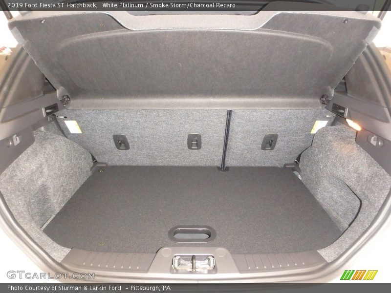 White Platinum / Smoke Storm/Charcoal Recaro 2019 Ford Fiesta ST Hatchback