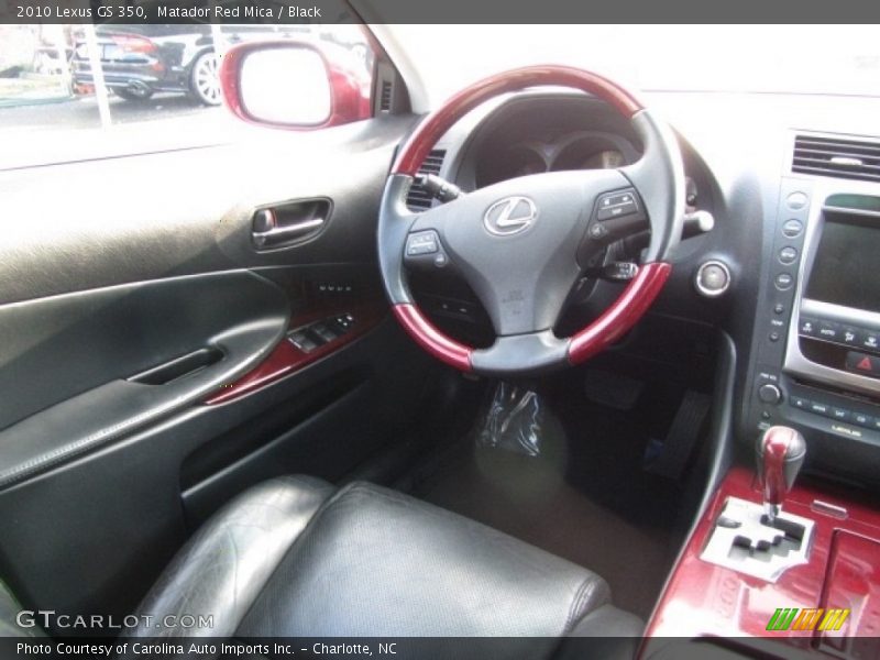 Matador Red Mica / Black 2010 Lexus GS 350