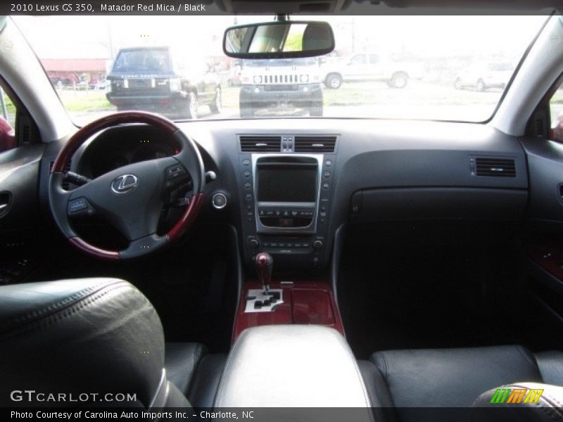 Matador Red Mica / Black 2010 Lexus GS 350