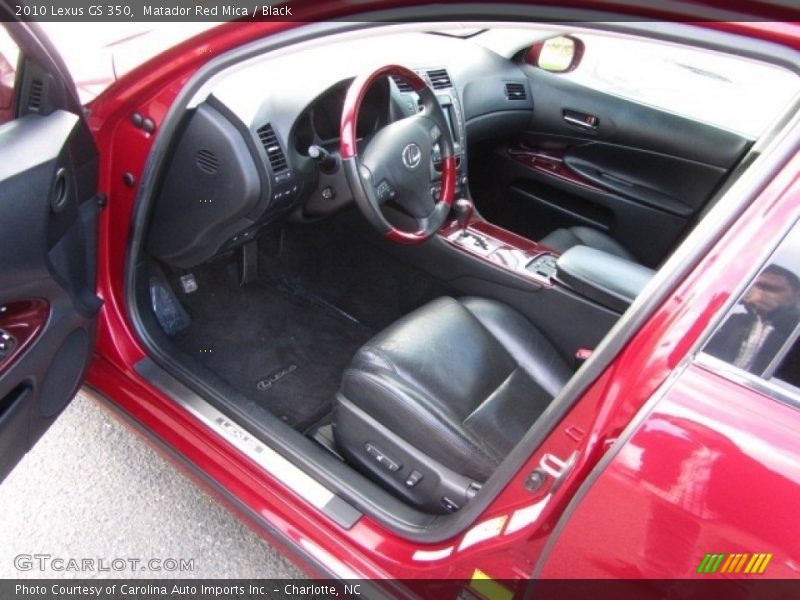 Matador Red Mica / Black 2010 Lexus GS 350