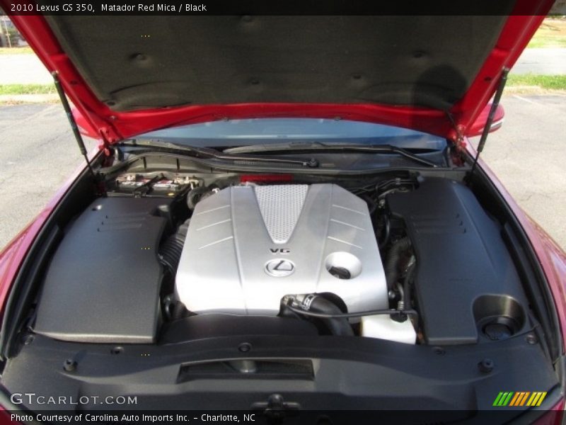Matador Red Mica / Black 2010 Lexus GS 350