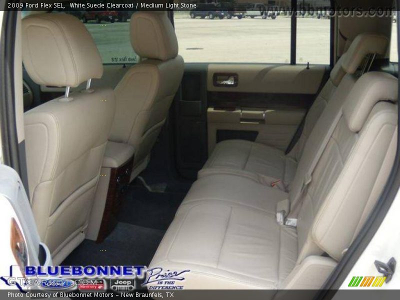 White Suede Clearcoat / Medium Light Stone 2009 Ford Flex SEL