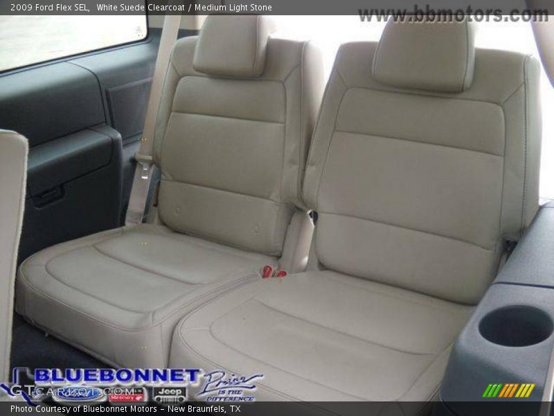White Suede Clearcoat / Medium Light Stone 2009 Ford Flex SEL