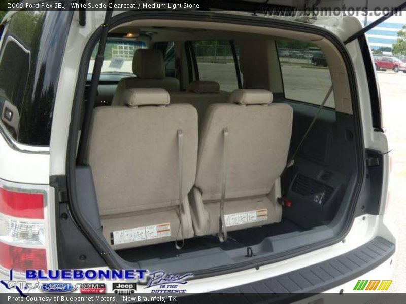 White Suede Clearcoat / Medium Light Stone 2009 Ford Flex SEL