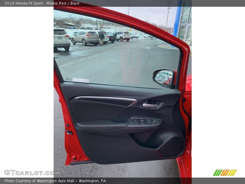 Milano Red / Black 2019 Honda Fit Sport