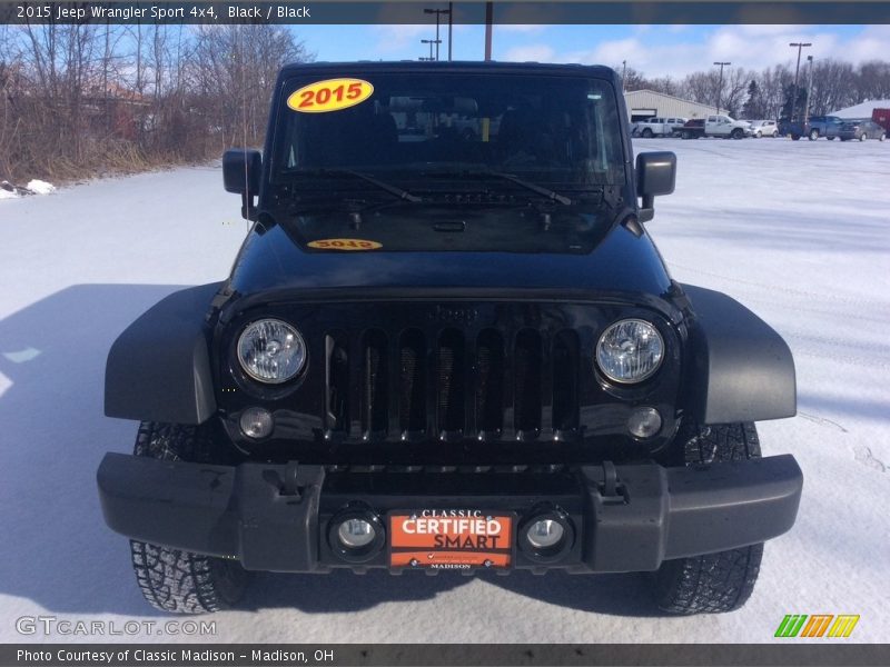 Black / Black 2015 Jeep Wrangler Sport 4x4