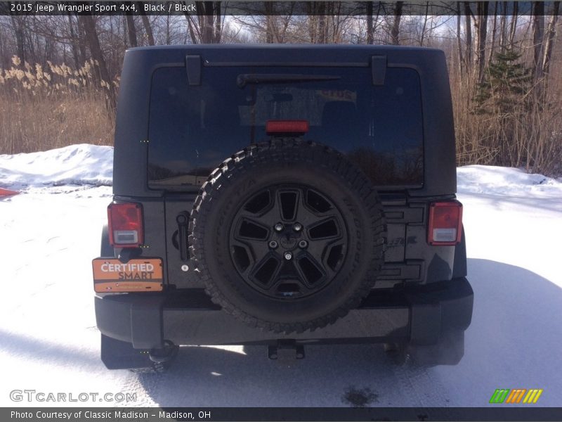 Black / Black 2015 Jeep Wrangler Sport 4x4