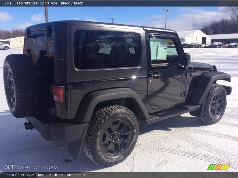 Black / Black 2015 Jeep Wrangler Sport 4x4