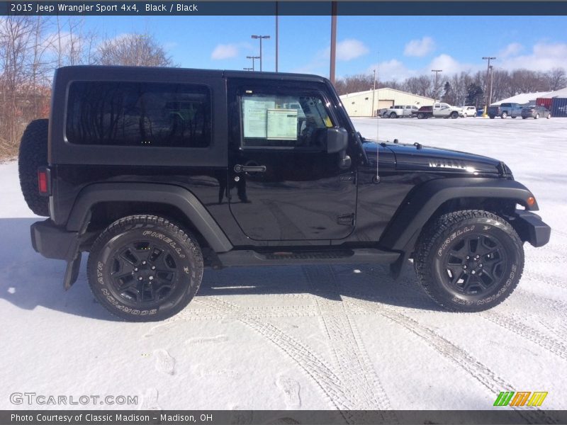 Black / Black 2015 Jeep Wrangler Sport 4x4