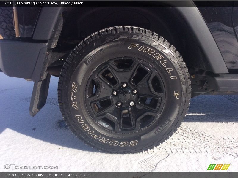Black / Black 2015 Jeep Wrangler Sport 4x4