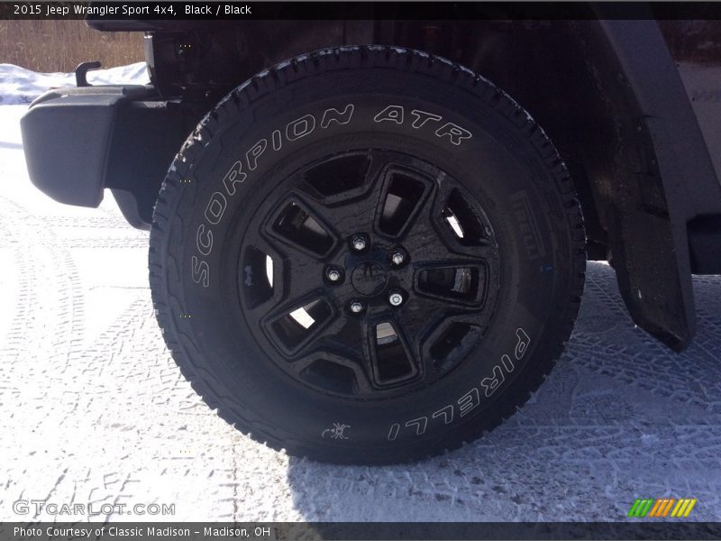 Black / Black 2015 Jeep Wrangler Sport 4x4
