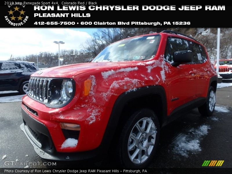 Colorado Red / Black 2019 Jeep Renegade Sport 4x4