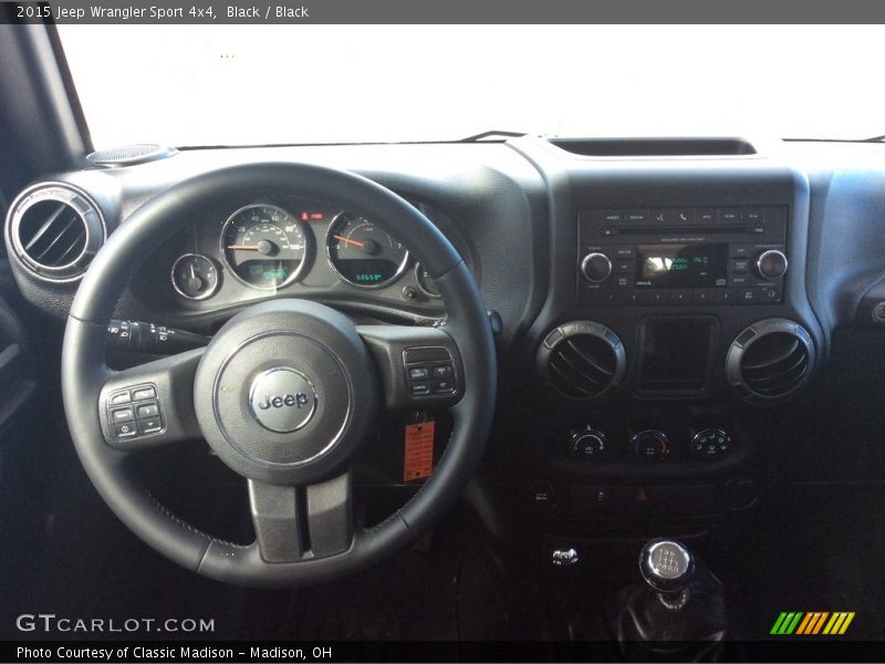 Black / Black 2015 Jeep Wrangler Sport 4x4